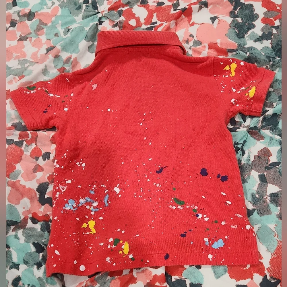 Ralph Lauren Toddler's Paint-Splatter Polo Shirt